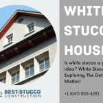 white stucco house